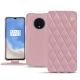 Capa em pele OnePlus 7T - Rose - Couture ( Nappa - Pantone 2365C ) 