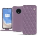 Housse cuir OnePlus 7T - Lilas - Couture ( Nappa - Pantone 2645U ) 