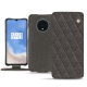 Funda de piel OnePlus 7T - Anthracite - Couture ( Pantone 424C ) 