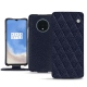 OnePlus 7T leather case - Cobalt - Couture ( Pantone 2766C ) 