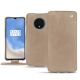 Lederschutzhülle OnePlus 7T - Taupe vintage ( Pantone 7530C ) 