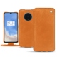 OnePlus 7T leather case - Mandarine vintage ( Pantone 165C ) 