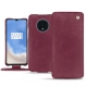 Capa em pele OnePlus 7T - Prune vintage ( Pantone 512C ) 