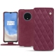 Housse cuir OnePlus 7T - Prune vintage - Couture