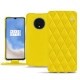 OnePlus 7T leather case - Jaune fluo - Couture