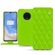 Custodia in pelle OnePlus 7T - Vert fluo - Couture