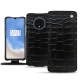 Custodia in pelle OnePlus 7T - Crocodile nero