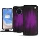 OnePlus 7T leather case - Violet Patine