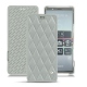 Custodia in pelle Sony Xperia 5 - Gris - Couture ( Nappa - Pantone W428C ) 
