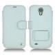 Samsung GT-i9500 Galaxy S IV leather case - Bleu clair ( Nappa - Pantone 277C ) 