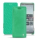 Housse cuir Sony Xperia 5 - Menthe vintage ( Pantone 562C ) 