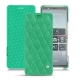 Housse cuir Sony Xperia 5 - Menthe vintage - Couture