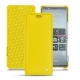 Housse cuir Sony Xperia 5 - Jaune fluo