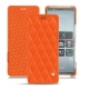 Custodia in pelle Sony Xperia 5 - Orange fluo - Couture