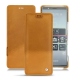 Sony Xperia 5 leather case - Or Maïa ( Pantone 871C ) 