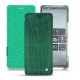 Housse cuir Sony Xperia 5 - Crocodile pino
