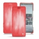 Housse cuir Sony Xperia 5 - Rose Patine