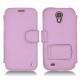 Custodia in pelle Samsung GT-i9500 Galaxy S IV - Lilas ( Nappa - Pantone 2645U ) 
