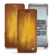 Housse cuir Sony Xperia 5 - Doré Patine