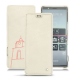 Sony Xperia 5 leather case - Blanc escumo
