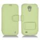 レザーケース Samsung GT-i9500 Galaxy S IV - Vert olive ( Nappa - Pantone 578U ) 