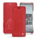 Custodia in pelle Sony Xperia 5 - Rouge troupelenc
