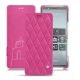 Housse cuir Sony Xperia 5 - Rose BB - Couture
