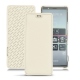 レザーケース Sony Xperia 5 - Blanc PU
