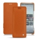 Custodia in pelle Sony Xperia 5 - Orange vibrant