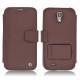 Funda de piel Samsung GT-i9500 Galaxy S IV - Châtaigne ( Pantone 476C ) 