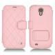 Funda de piel Samsung GT-i9500 Galaxy S IV - Rose - Couture ( Nappa - Pantone 2365C ) 