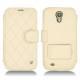 Custodia in pelle Samsung GT-i9500 Galaxy S IV - Beige - Couture ( Nappa - Pantone 7502C ) 