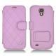 Samsung GT-i9500 Galaxy S IV leather case - Lilas - Couture ( Nappa - Pantone 2645U ) 