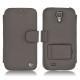 Housse cuir Samsung GT-i9500 Galaxy S IV - Anthracite ( Pantone 424C ) 