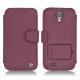 Housse cuir Samsung GT-i9500 Galaxy S IV - Lie de vin ( Pantone 5115C ) 