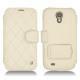 硬质真皮保护套 Samsung GT-i9500 Galaxy S IV - Ivoire - Couture ( Sleek P C12 - White ) 