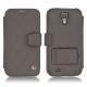 Samsung GT-i9500 Galaxy S IV leather case - Anthracite - Couture ( Pantone 424C ) 