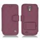 Custodia in pelle Samsung GT-i9500 Galaxy S IV - Lie de vin - Couture ( Pantone 5115C ) 