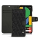硬质真皮保护套 Google Pixel 4 - Ebène - Couture ( Sleek P C12 - Black ) 