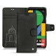 Google Pixel 4 leather case - Negre poudro