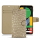 Housse cuir Google Pixel 4 - Autruche desert