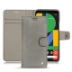 Google Pixel 4 XL leather case - Acier vintage ( Pantone 403C ) 