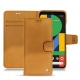 Google Pixel 4 XL leather case - Or Maïa ( Pantone 871C ) 
