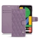Google Pixel 4 XL leather case - Lilas - Couture ( Nappa - Pantone 2645U ) 