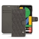 Funda de piel  Google Pixel 4 XL - Anthracite - Couture ( Pantone 424C ) 
