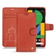 Google Pixel 4 XL leather case - Arange clouquié