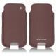 Samsung GT-i9500 Galaxy S IV leather case - Châtaigne ( Pantone 476C ) 