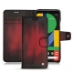 Housse cuir Google Pixel 4 XL - Rouge Patine