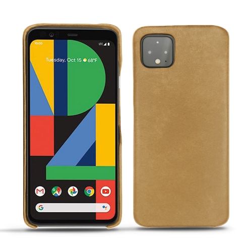 Custodia in pelle Google Pixel 4Sable vintage ( Pantone #9b7340 ) 