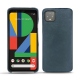 Custodia in pelle Google Pixel 4 - Jean vintage ( Roughtcut - Pantone 285U  ) 